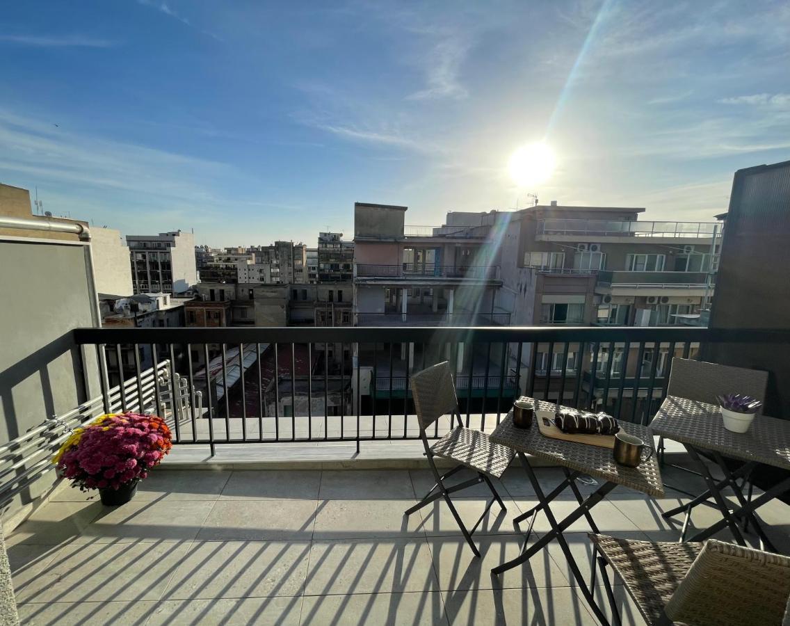 Thesspacious Apartment Thessalonique Extérieur photo